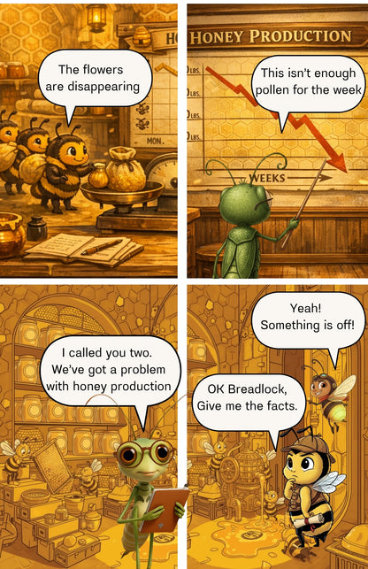 Detective Beezworth & Matchstick #3: Something's Missing in the Meadow