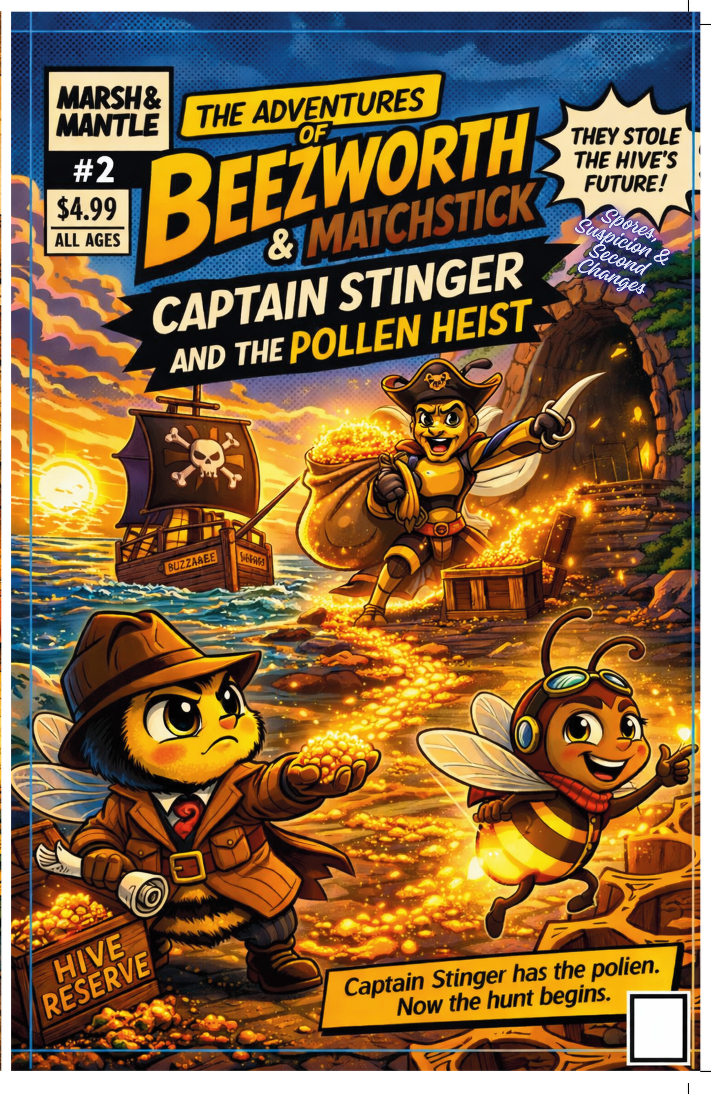 Detective Beezworth & Matchstick #1: Captain Stinger and the Great Pollen Heist